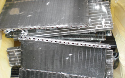 エアコンラジエターの鉄無し写真