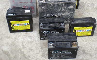 バイク用バッテリーの写真１