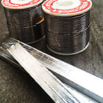 鉛フリー半田の写真