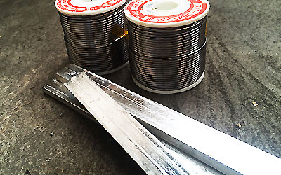 鉛フリー半田の写真